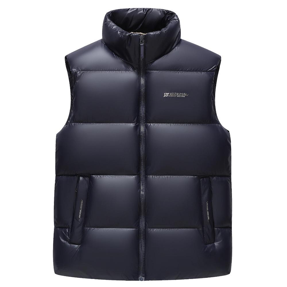 New Men's Cotton Vest, Warm and Thick Sleeveless Cotton Vest, Casual Sports Outdoor Men's Clothing, Shoulder Cutting