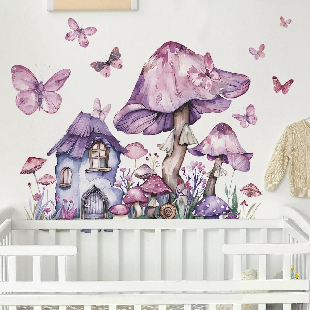 

Cartoon Cute Bird Nest Wall Stickers - Self-adhesive Branch Decals for Kids Bedroom & Entryway Decor 30x90cm 2pcs
