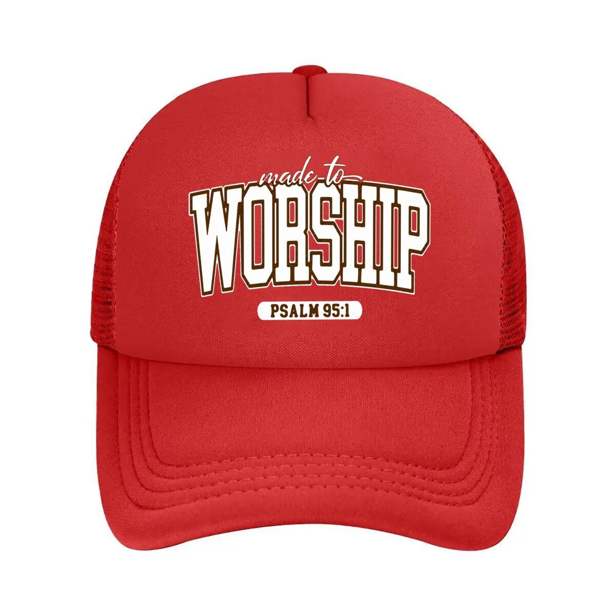 Christian Worship Psalm Mesh Baseball Cap Hip Hop Adjustable
