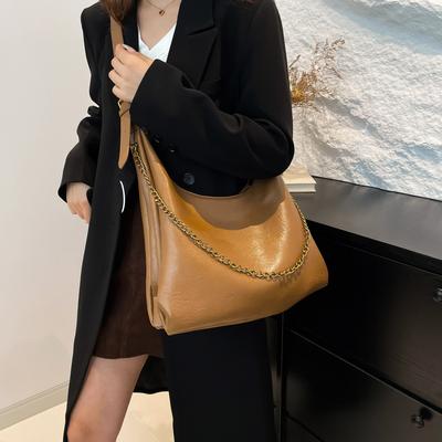 Herbst große Kapazität große Tasche Damen 2025 neue trendige Mode Pendler Tragetasche Mode Schulter Umhängetasche Damen