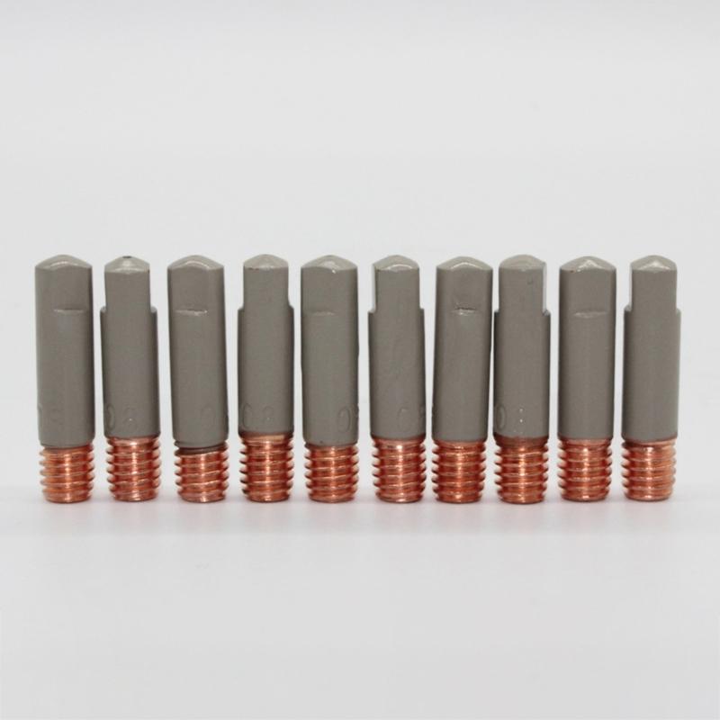 5pcs 40mm Conductive Nozzles With Special Coating For Improved Wear Resistance In Safe Welding Better Heat Dissipation