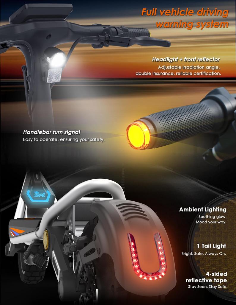 Hulajnoga elektryczna składana Kukirin 10" silnik 800W hulajnoga elektryczna miejska prędkość maksymalna 45 km/h 48V 13AH zasięg 45 km obciążenie 120 kg A1