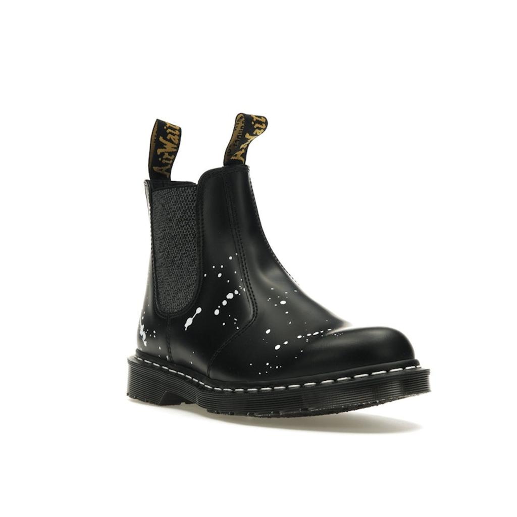 Dr. Martens Neighborhood X 2976 Made In England Chelsea Paint Splatter Unisex Sneakers Black White 27592922
