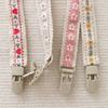 Ethnic Style Baby Cloth Pacifier Chain Embroidery Floral Adjustable Soother Holder Teether Toys Straps Dummy Clips