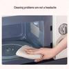 QuanChu Retro Multi-functional Mini Microwave Oven with Turntable and Light Wave Technology