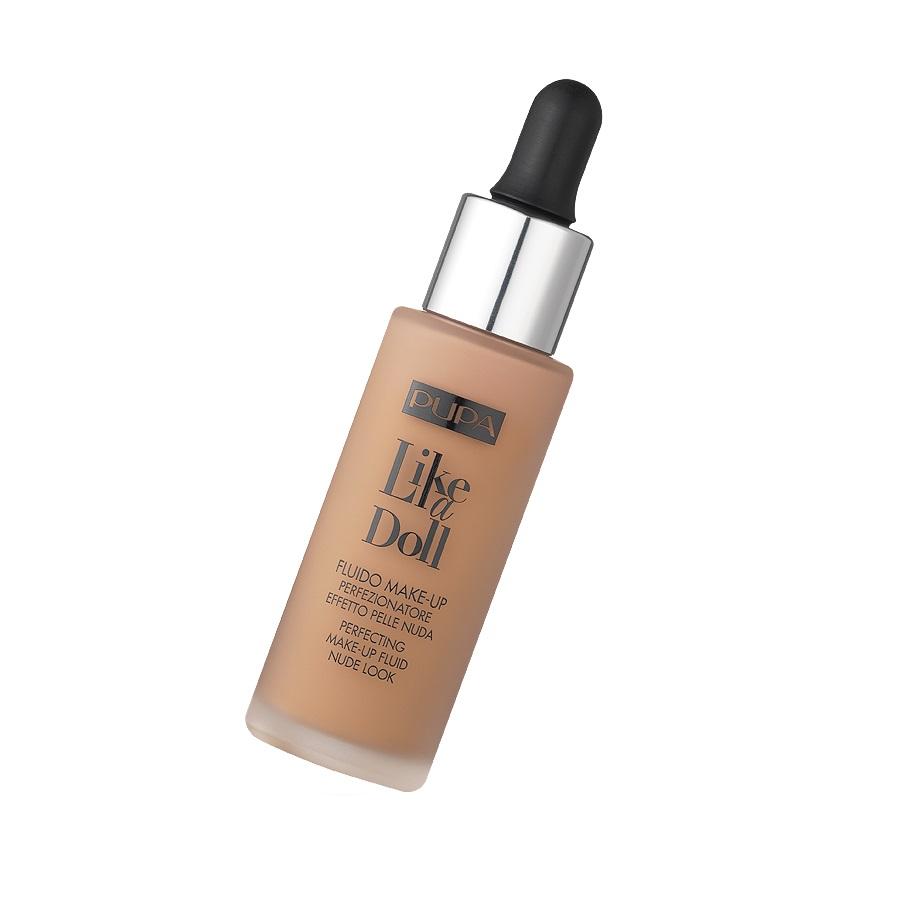 Pupa Milano Like A Doll Perfecting Foundation Fluid SPF15 Enhancing Lightweight Makeup 050, 30ml