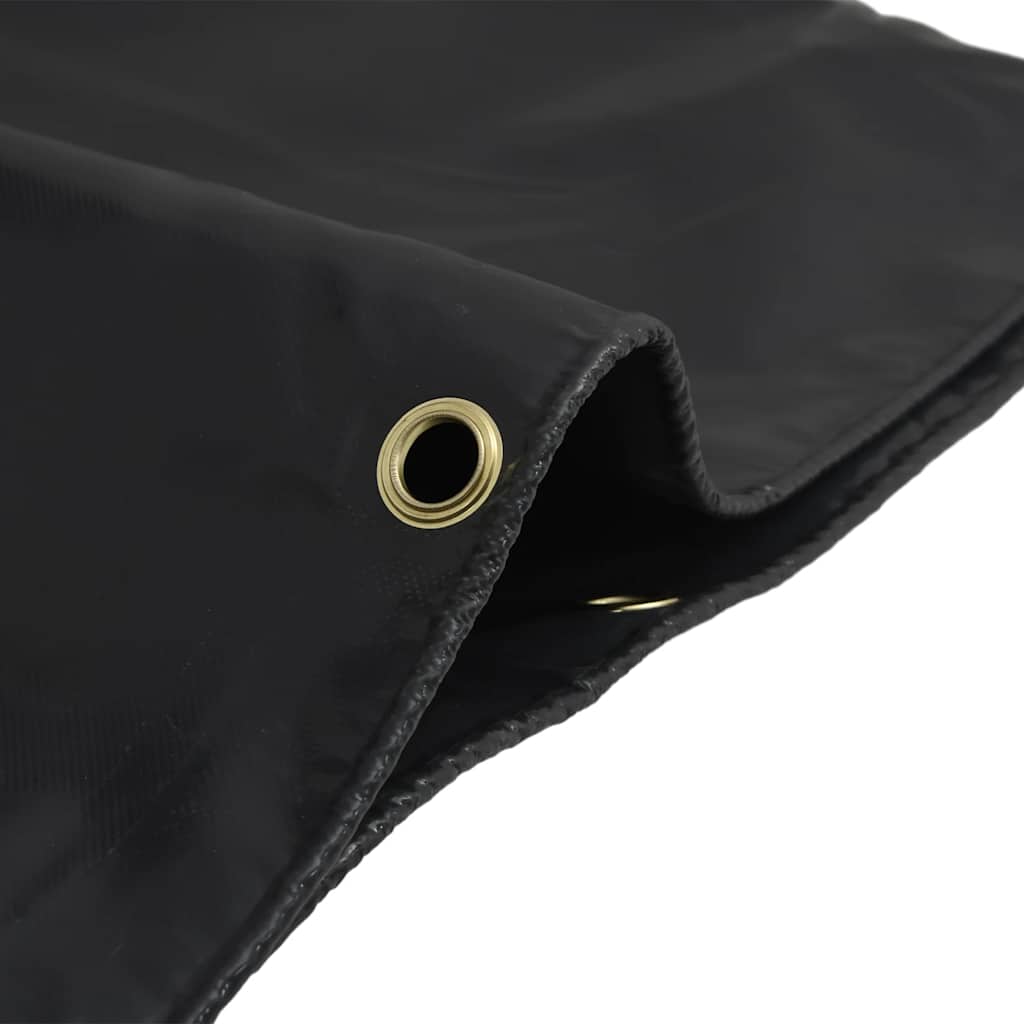 Vidaxl Plandeka, Czarna, 1X2,5 M, 650 G/M²