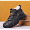 Thick Soled Men's Cotton Shoes with Thick Velvet and Warm Casual Short Boots for Men