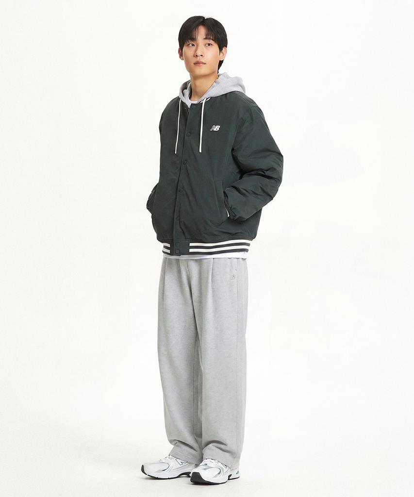 New Balance Nbnqgco113 / Uni Nb Varsity Hooded Padded Jacket (Hunter)