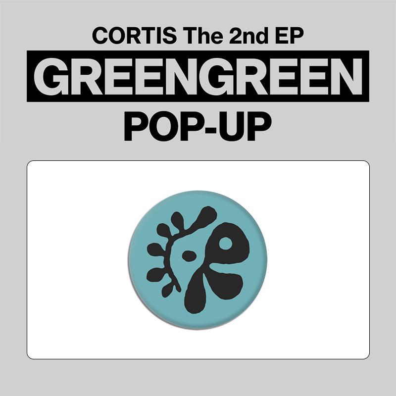 CORTIS GREENGREEN Flash Mirror Keychain & Tinplate Badge Combo Badge