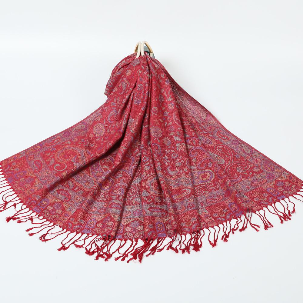 Shawl outside women's spring and autumn cape long scarf cheongsam outside air-conditioned room scarf cape