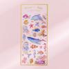 INS Magic Planet Crystal Epoxy Space Sticker Kawaii Transparent Three-Dimensional Handbook Diary Decoration DIY Children's Gift