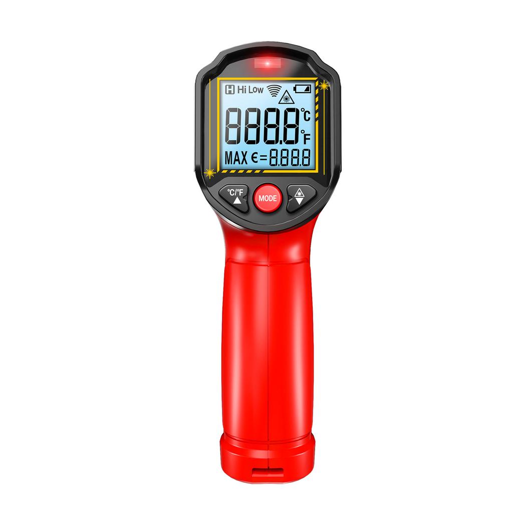 Infrared Thermometer, Noncontact Temperature Sensing Gun, 50 Degrees C To 600 Degrees C (58 Degrees F~1112 Degrees F) with