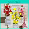 Simulated Peach Blossom Decor With Realistic Details For Home Garden And Photography Use