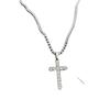 Gothic Baroque Cross Necklace With Stainless Steel And Electroplated Finish For Men And Women