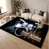 Other Similar Designs Theme Soft Crystal Velvet Rug Custom Name & Text Print Non Slip Floor Rug for Bedroom Living Room