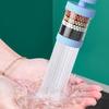 Universeller Wasserhahn-Filter Spritzschutz 360 Grad Drehung Wassersparender Sprudler für Heimküche Badezimmer 6 Lagen Hahn-Reiniger