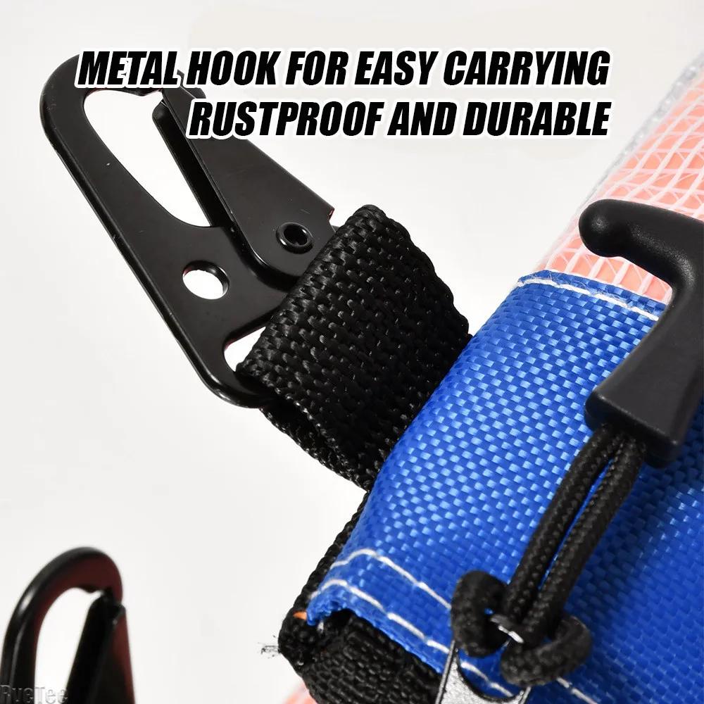 Transparent PVC Waterproof Storage Bag with Zipper Anti-static Hardware Tool Pouch Portable Parts Packaging for Electrician