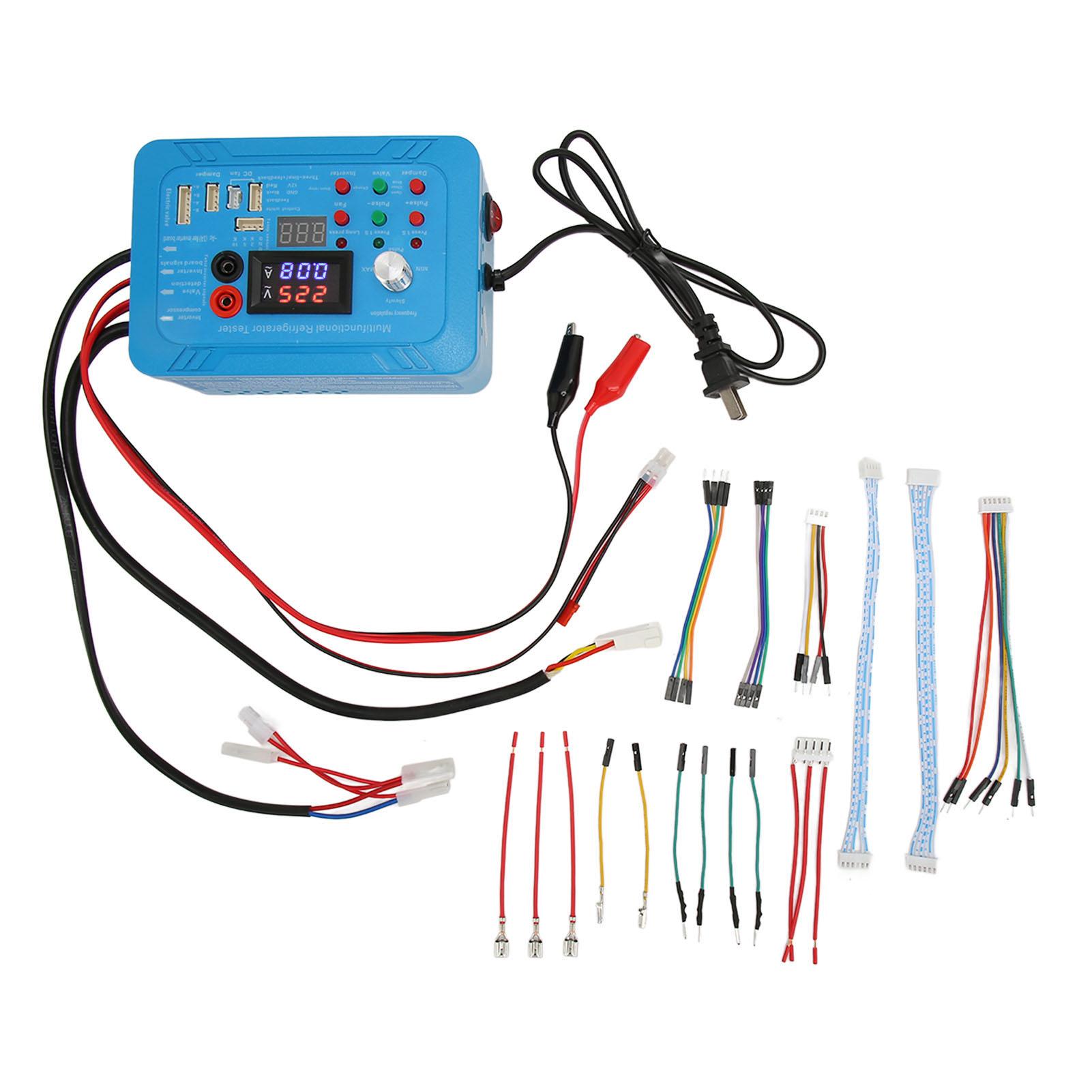 

Інверторний тестер холодильника Інструмент для тестування плати змінної частоти Інструмент для ремонту соленоїдного клапана US Plug