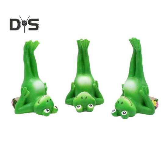 

3 шт., подставка для рук, лягушка, горшок для растений, ножки, держатель для цветочного горшка для дома и улицы, подъемная стойка, лягушка, статуэтка, скульптура, украшение 1 Set