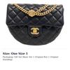 Chanel Lambskin Messenger Bag, Chain Bag, Shoulder Bag, Crossbody Bag Small Women's Black AS4001-B10716-94305