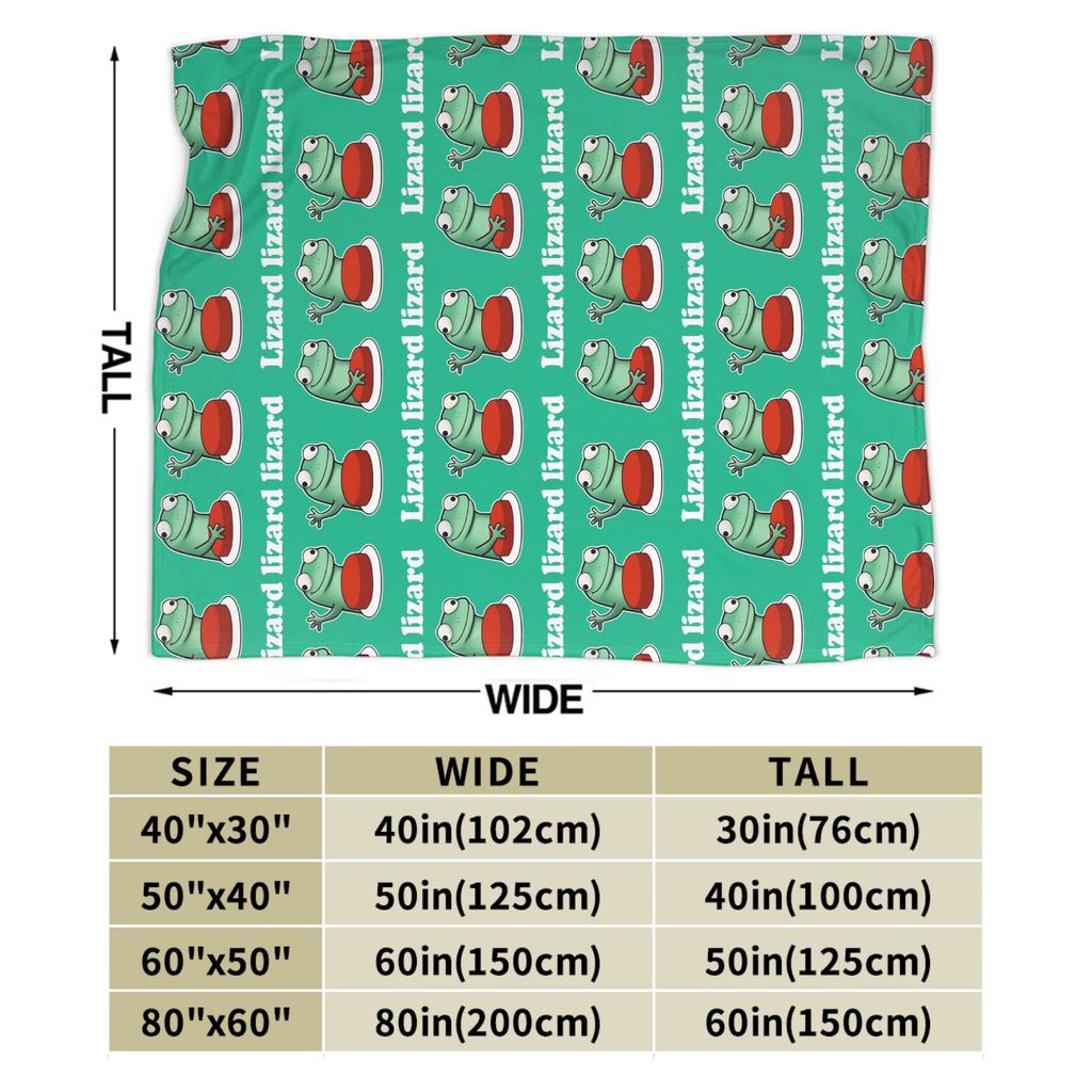 Hoppers Tom Lizard Funny Meme Blanket Flannel Awesome Breathable Throw Blankets for Home Restaurant Summer,