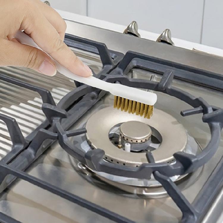 Medium Hard Bristle Brush Ergonomic Handle Not Slip Handle Brush for Gentle Polishing & Maintenance of Collectible Items