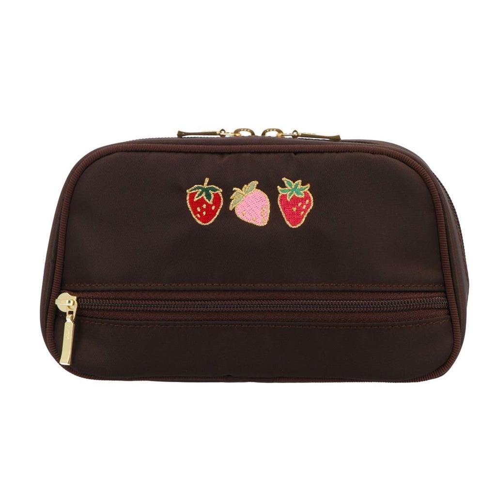 [ARTISAN&ARTIST*] Intelligente Untertasche mit Taschentuchspender, Bestickte Erdbeere, 5OP-ES117, artisan&artist