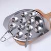 3PCS/SET Stainless Steel Escargot Serving Tray Elegant Seafood Plates Creative Oyster Plate  Cooking