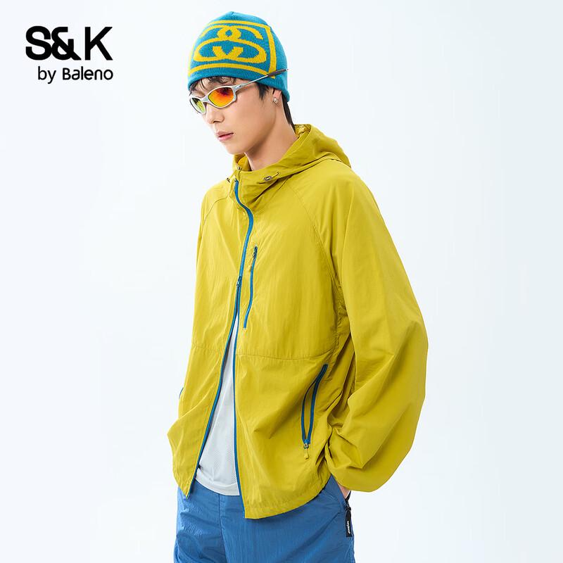 Baleno Men's S&K Lightweight Ice Silk Sun Protection Hooded Jacket