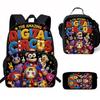Kinder Cartoon Rucksack Set Grundschüler Mit Lunchtasche Federmäppchen - Leicht Ergonomisch Oxford Stoff