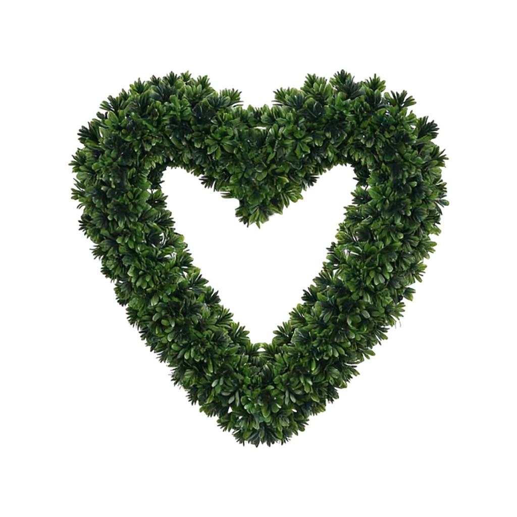 Simulatie Kunstmatige Groene Bladeren Krans Plastic Kunstmatige Groen Tuinborden voor Cadeaus Jubileum Bruiloft Diner Decoratie