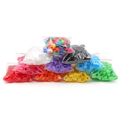 100 Piezas Anillas de Pata para Aves Palomas Anilla de Pata para Aves de Corral Pequeñas 10 Colores Clip de Plástico para Palomas Codornices Anilla de Pata para Palomas Suministros para Aves Mascota
