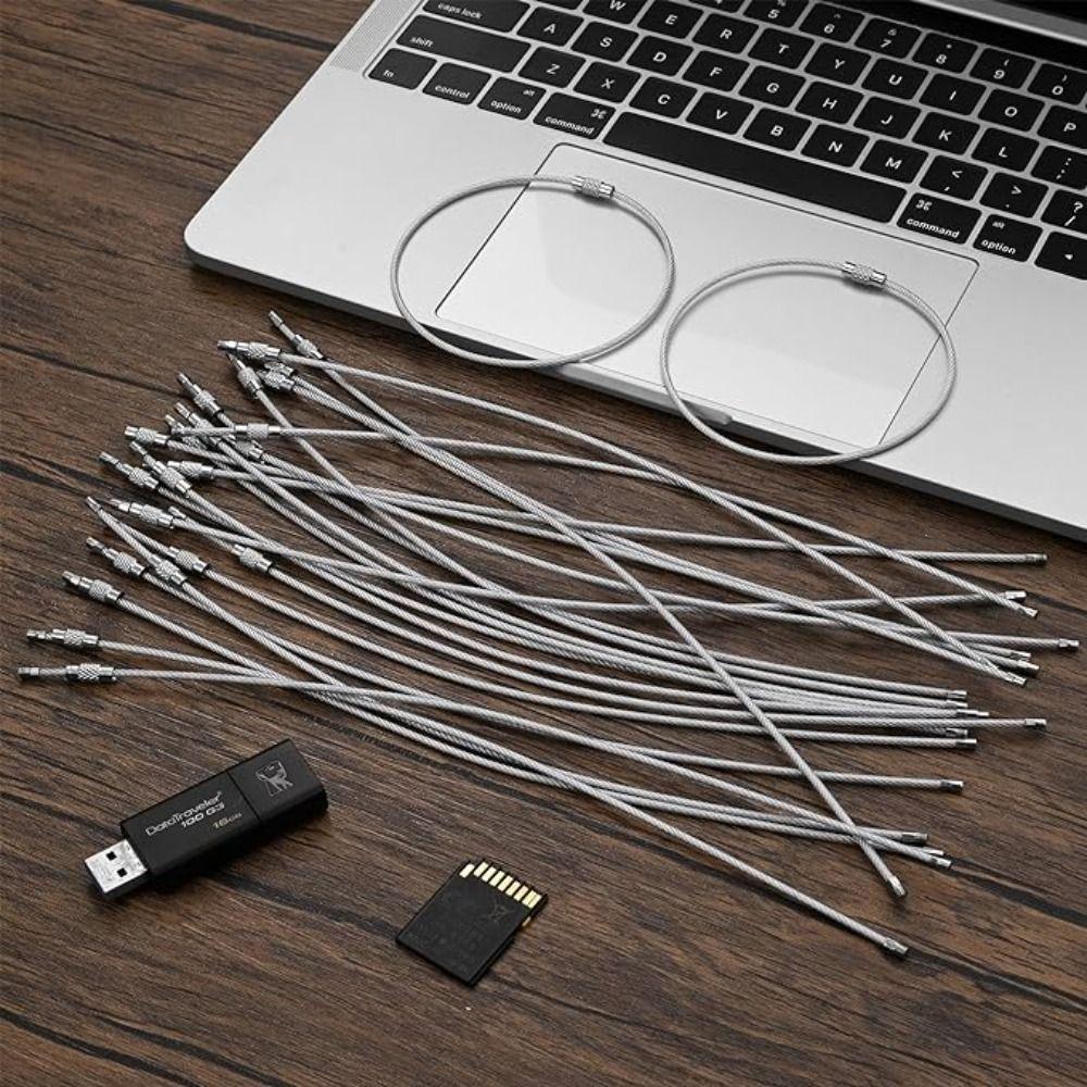 Edelstahl Edelstahl Schlüsselring Schlaufe Halter Outdoor Aktivität