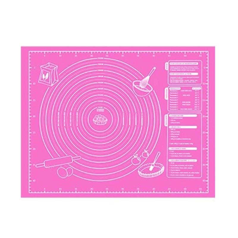 Силиконовый коврик для выпечки Силиконовый коврик для теста Нескользящий термостойкий кухонный коврик Силиконовая текстура для готовки и выпечки