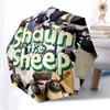 1pc Sheep Shaun Automatic Folding Umbrella, Portable Collapsible Design, Casual Outdoor Accessory L1127126
