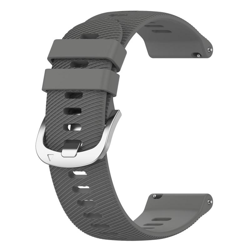 Schnellverschluss Uhrenarmband Kompatibel für Garmin Forerunner255s 18mm Krokodilmusterband Edelstahl