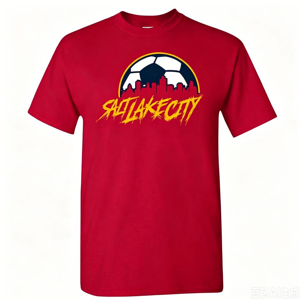 Men's Short Sleeve Neck T-Shirt with USA States Soccer Graphic, Breathable Comfortable Fan for Day