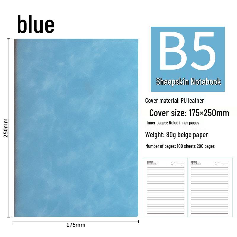 High-End Soft Leather Business Notebook with Magnetic Buckle and Custom Logo - Ideal Gift Set