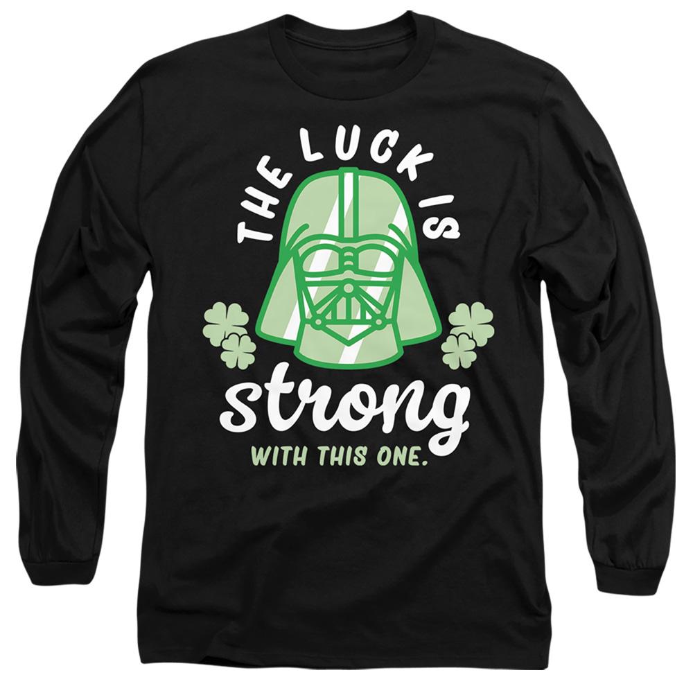 STAR WARS Unisex Adult Strong Luck Darth Vader St Patricks Day T-Shirt