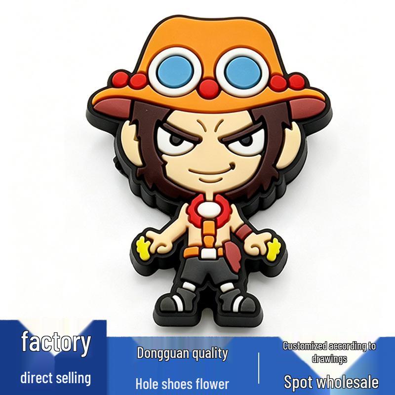 New Cartoon PVC Shoe Flower Accessories - Versatile Buckles for Shoes