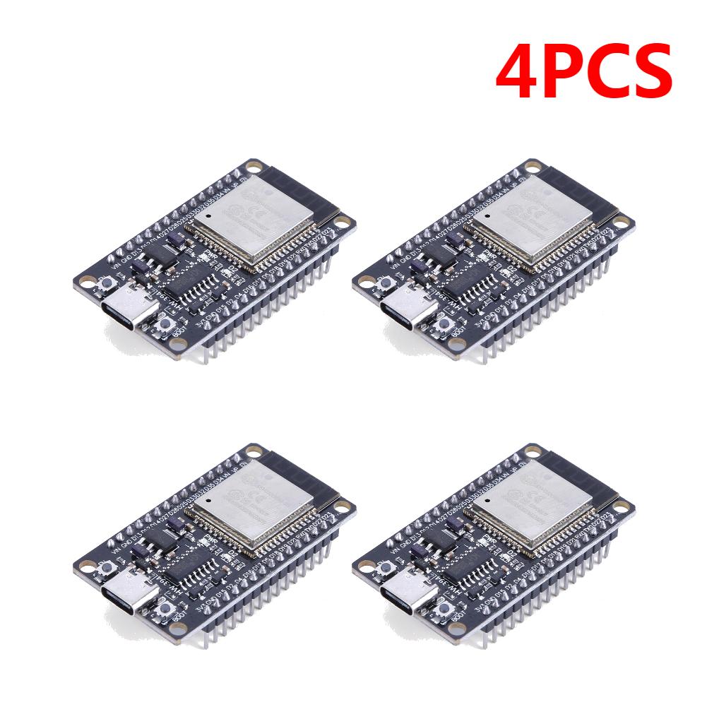 ESP32 WROOM-32 Development Board 5V USB/Type-C CH340C WiFi+Bluetooth Ultra-Low Power Consumption SPI Flash Wireless Module