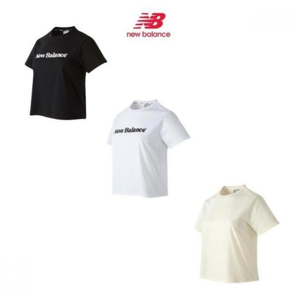 

NeW Balance W Essential Standard Fit Short Sleeve Tee nbned2W592 Cream／95 (L)