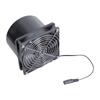 Ventilateur d'extraction d'air 12cm à vitesse réglable 3000RPM DC12V avec contrôleur à grille de protection pour utilisation en cuisine et en serre