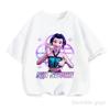 Kids Summer KPop Demon Hunters T-shirt Huntrix Anime Summer Tshirt Boys Clothes Girls