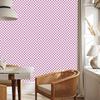 Checkerboard wallpaper powder pink, white and purple 50x1000
