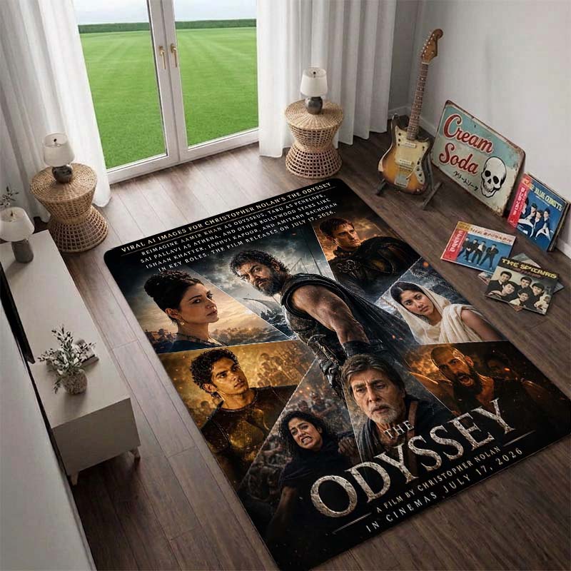 Die Odyssee MOVIE Rug, Floor Mat for Computer Chair, Doormat,Living Room Rug, Bedside Carpet