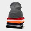 Embroidered Beanies Hats Cotton Knitted Hats Winter New Ear Protection Hat