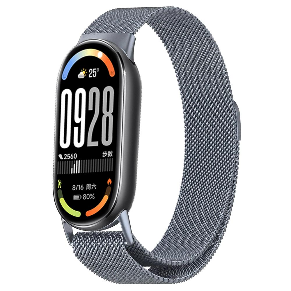 Edelstahlarmbänder für mi band 10 miband 10 nfc Uhrenzubehör magnetisches Band correa Armband für Xiaomi mi band 10 Armbänder