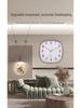 Luminous 12-Inch Silent Wall Clock with Rounded Corners for Living Room